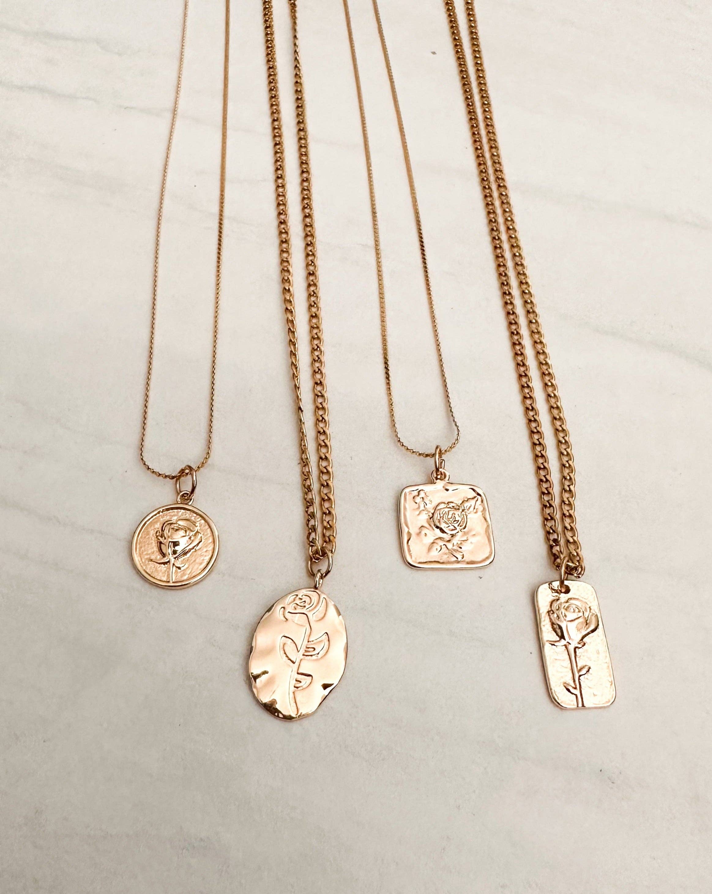 Daisy Mae and Company - Wholesale Pendant/Charm Necklace - Gold Flower Necklace1