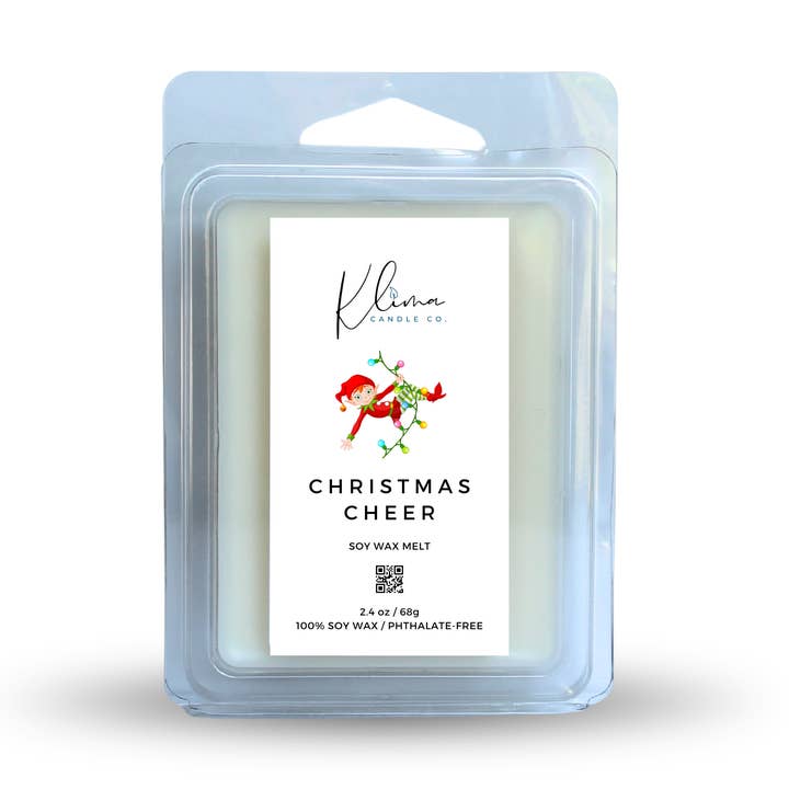 Christmas Cheer Wax Melts – Holly Berry, Clove & Fir for wholesale by Klima Candle Co