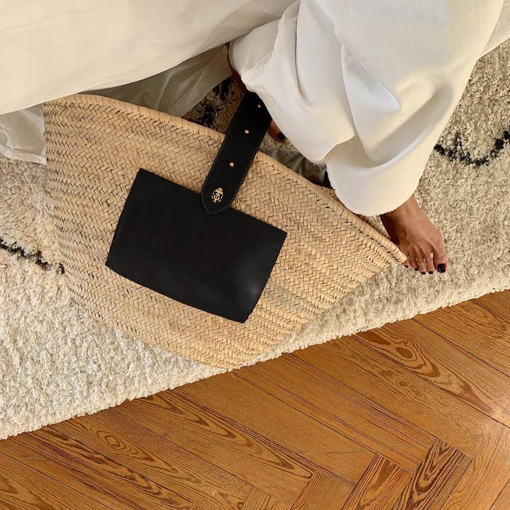 Lastelier - Wholesale Beach Bag - Tulum Elegant Handmade Woven Palm Beach Bag2