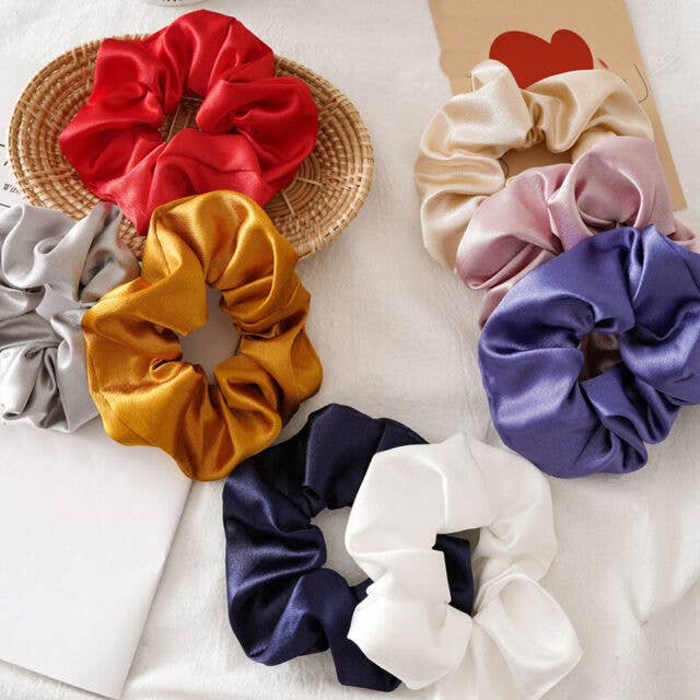 Meghcraft - Wholesale Scrunchie - Women's - Hair Scrunchies-Satin Scrunchies Bulk-Silk Scrunchy for Buns6