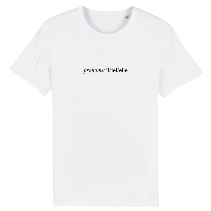 T-shirt he/they/she for wholesale by Coeurcoeur