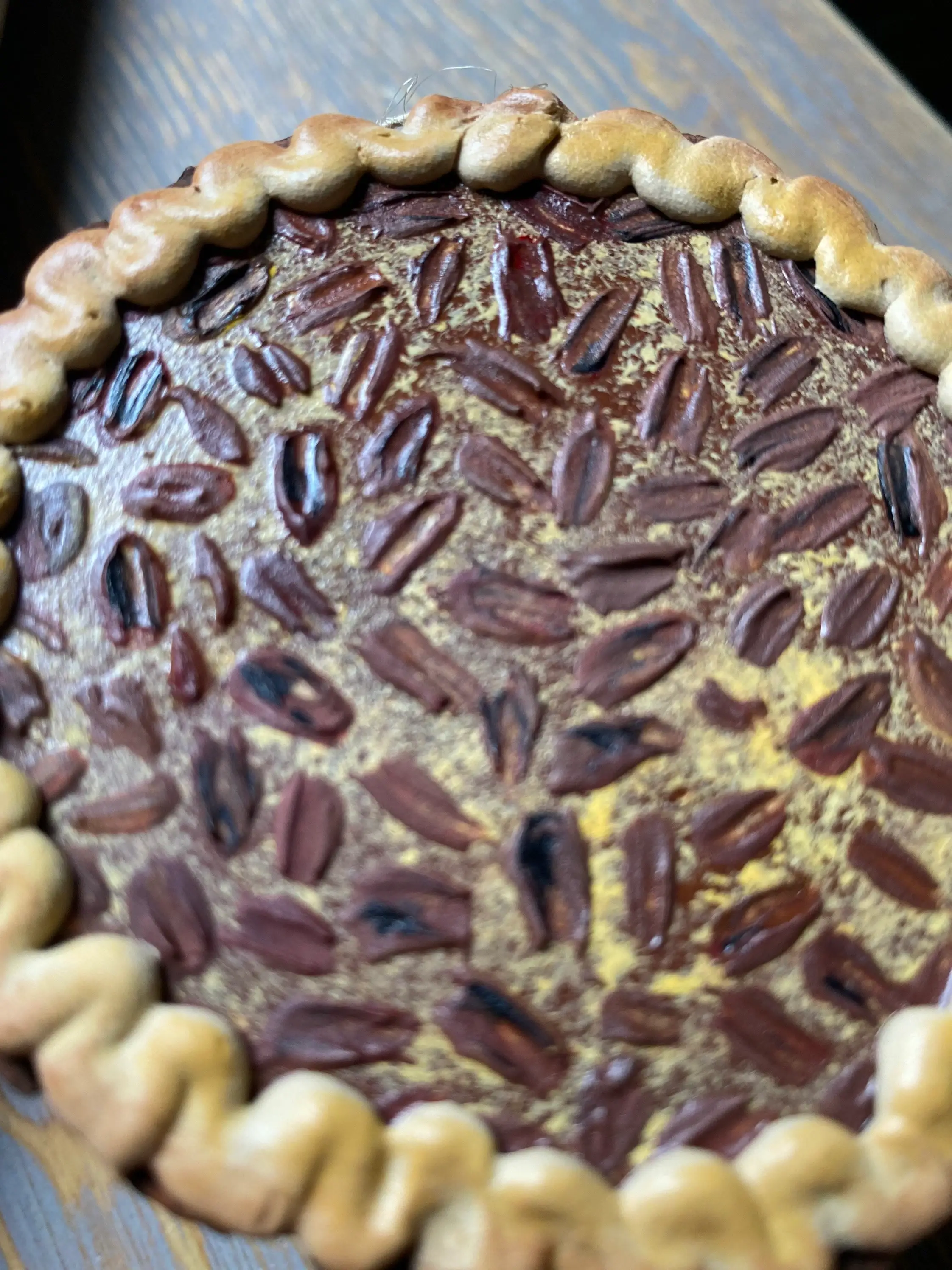 Jessi's Messes - Wholesale Ornament - Pie Wood Slice Ornament4