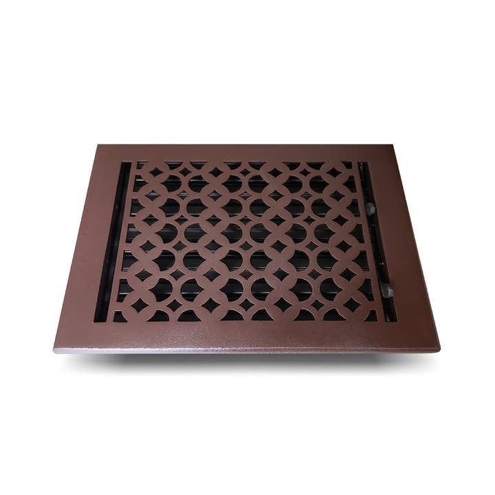 PRIMA DECORATIVE HARDWARE INC - Vente Article de chauffage, ventilation et climatisation - Registre de plancher en fonte 8 po x 10 po VR-100