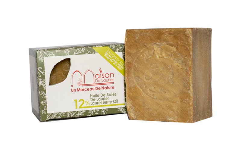 Maison du Laurier - Wholesale Bar Soap - Aleppo soap 200g 12% Laurel berry oil1