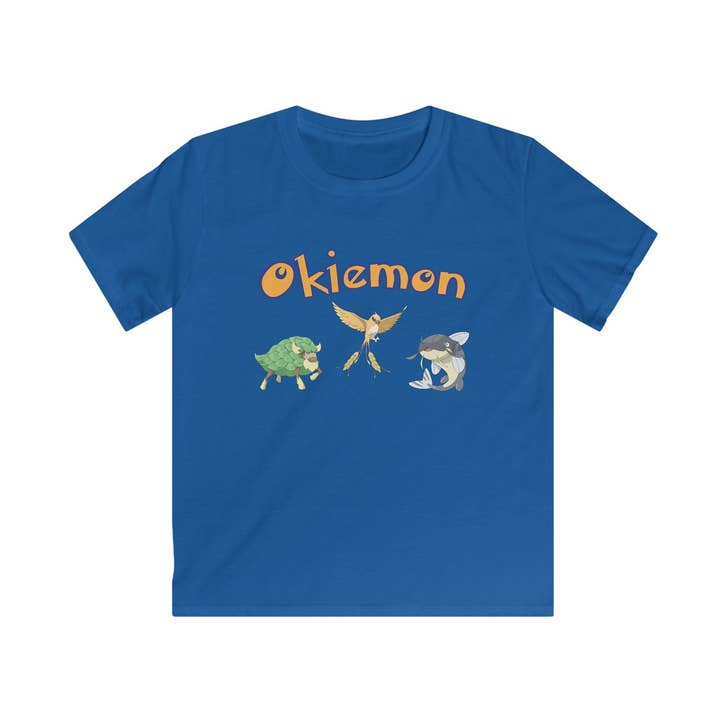 Kids "Okiemon" Tee - Monster Trio Graphic Shirt for wholesale by Drink in Nature