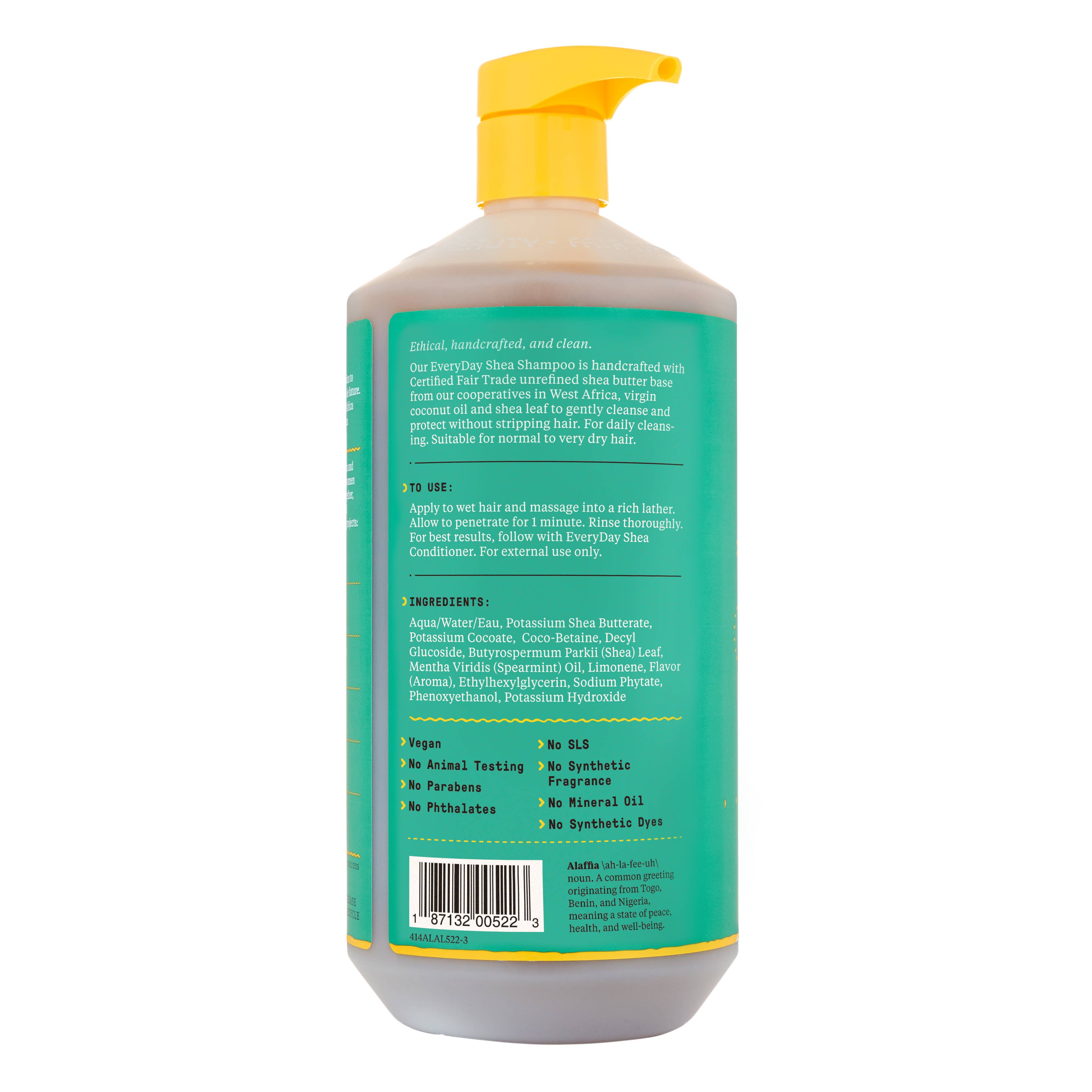 Alaffia - Wholesale Hair Shampoo - EveryDay Shea Shampoo - Vanilla Mint1