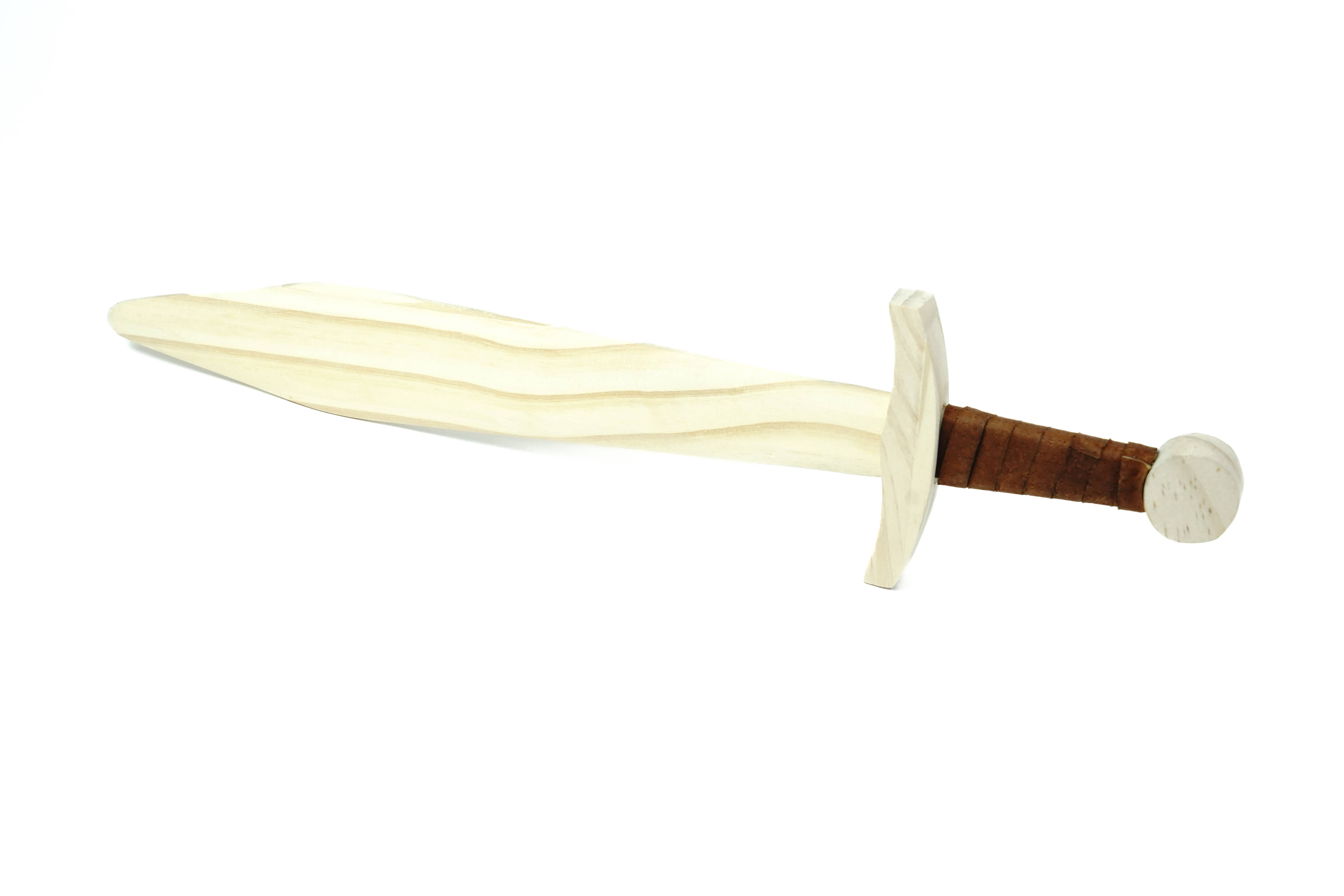 Backwoods Provisions - Wholesale Wood Toy - Kids - Handcrafted Wooden Toy 16" Short Sword Wrapped Handle2