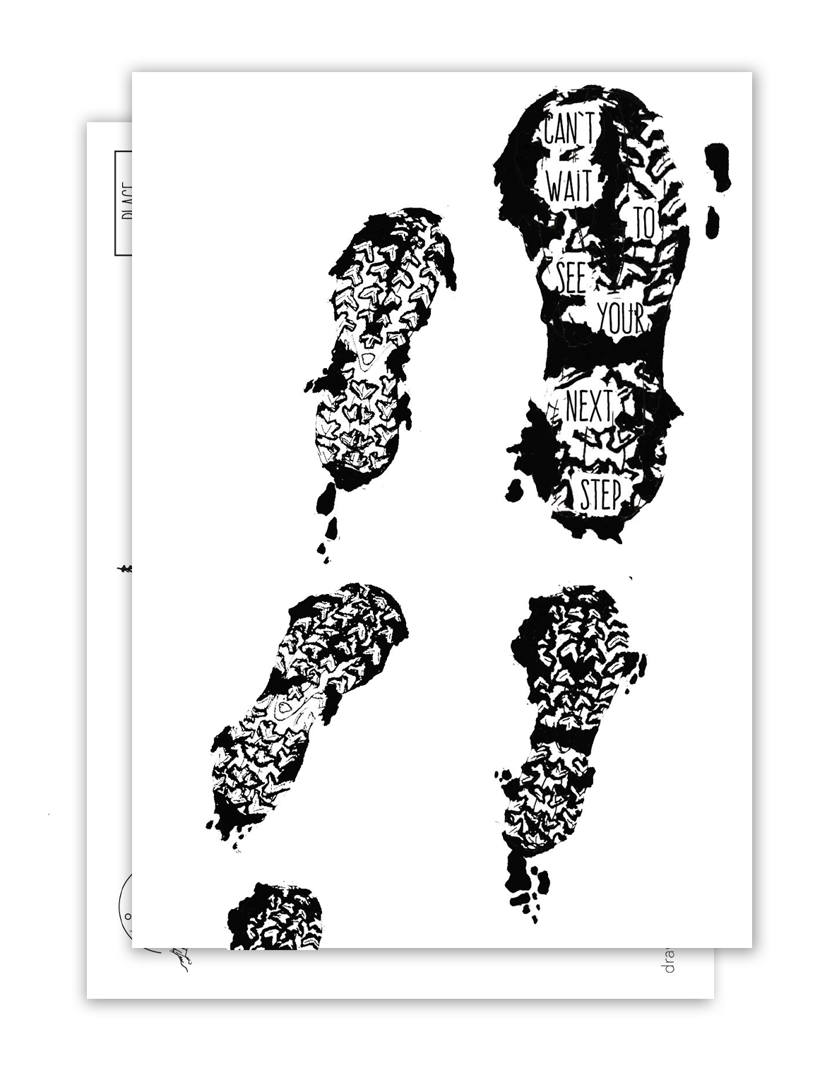 Drawn to Ecology - Wholesale Postcard - Next Steps Postcard3