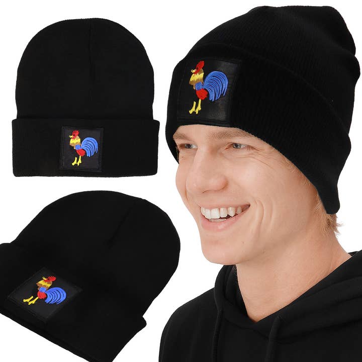 Bonnet Classique Noir en Acrylique à Revers Rooster et autres tendances Résultats pour le coq noir en vente B2B. Retours gratuits et paiement à 60 jours sur Faire sur Faire.