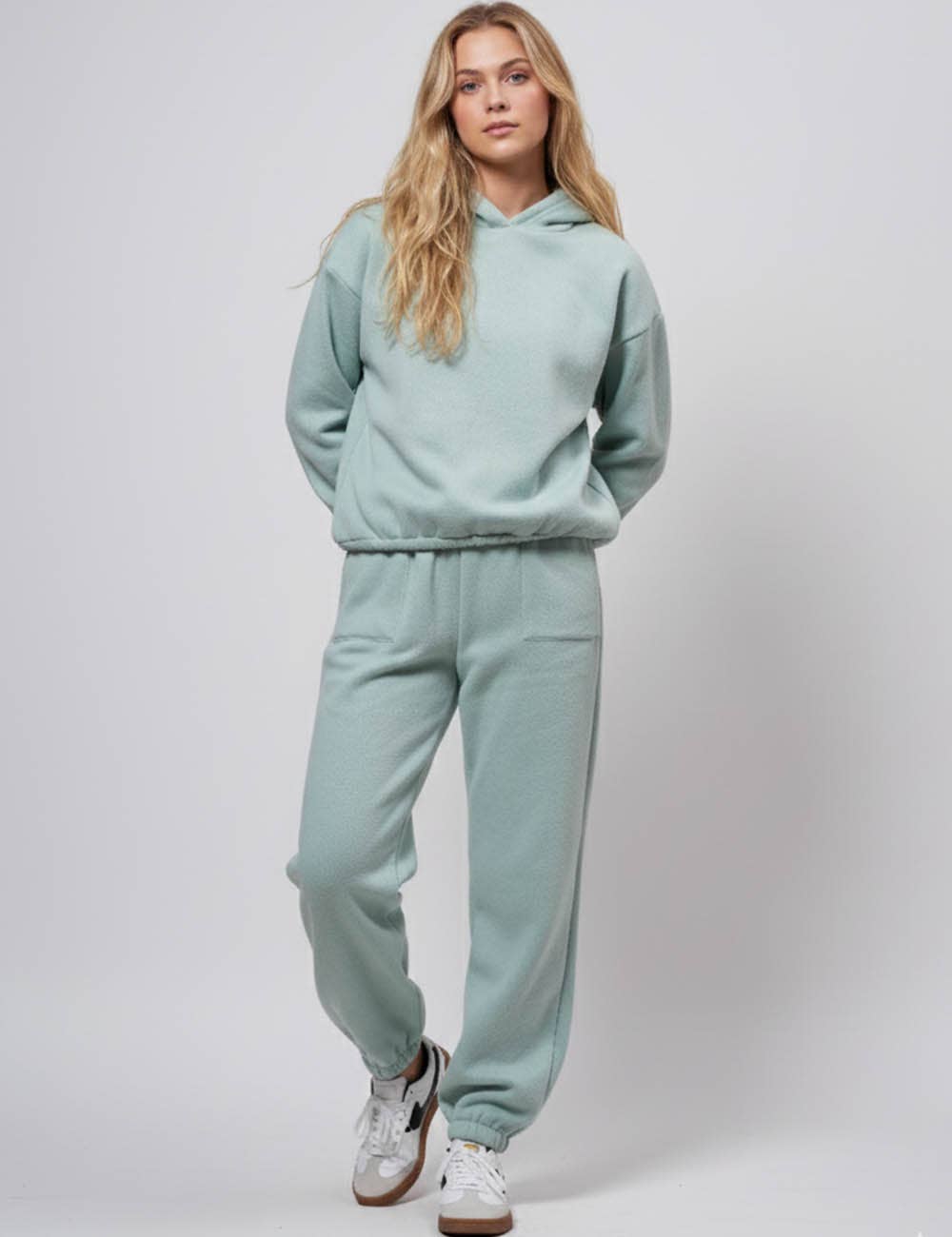 Sweetkama - Wholesale Lounge Set - Women's - Ladies Solid Color Hoodie and Pants Sets 2113371