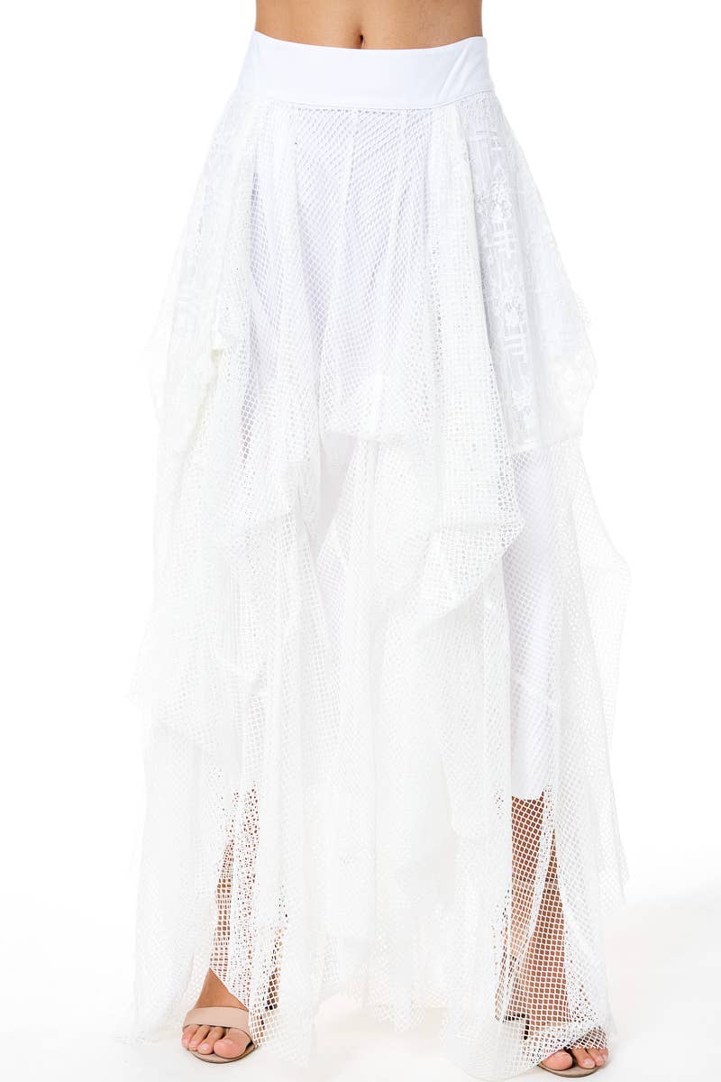 TOV – Saia - Mulher por atacado – [SK4120] Saia Maxi de malha reunida4