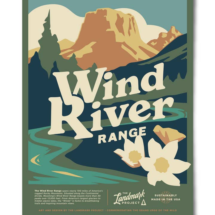 The Landmark Project - Wholesale Poster - Wind River Range - 12x16 Poster0