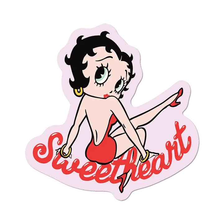 Adesivo sagomato - Sweetheart Betty Boop per la vendita all'ingrosso da parte di Apply Stickers