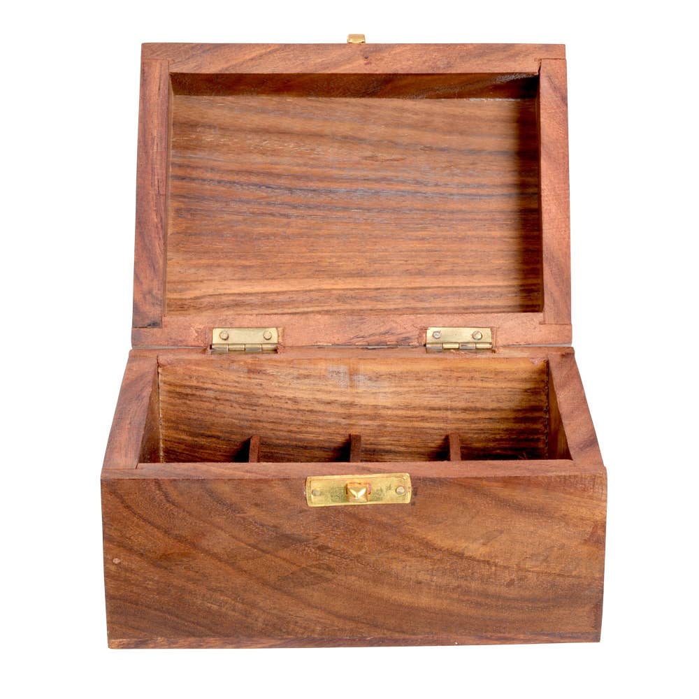 Benjamin International - Wholesale Decorative Box - Flower 12 Piece Essential Oil Box1