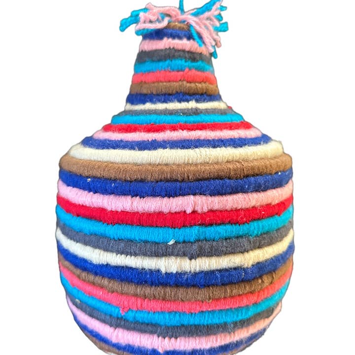 SOUK in the CITY – wholesale Basket – Berber Baskets STRIPED - mix9
