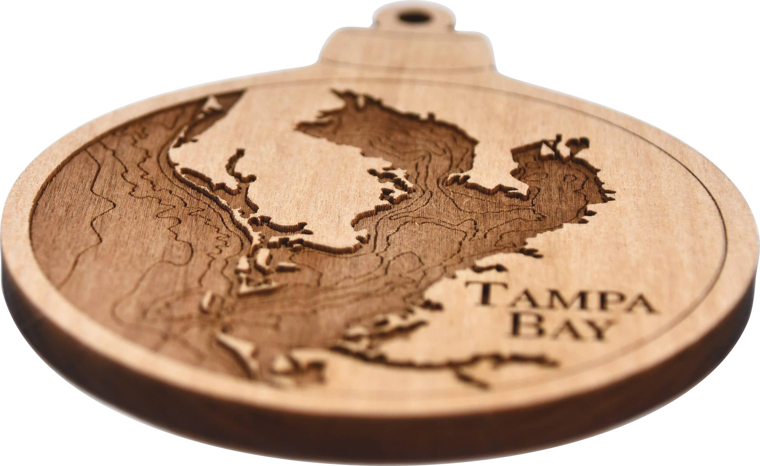 Sea & Soul Nautical Chart Art - Wholesale Map - Tampa Bay Nautical 3D Wood Map Wall Art, Coastal Home Decor1