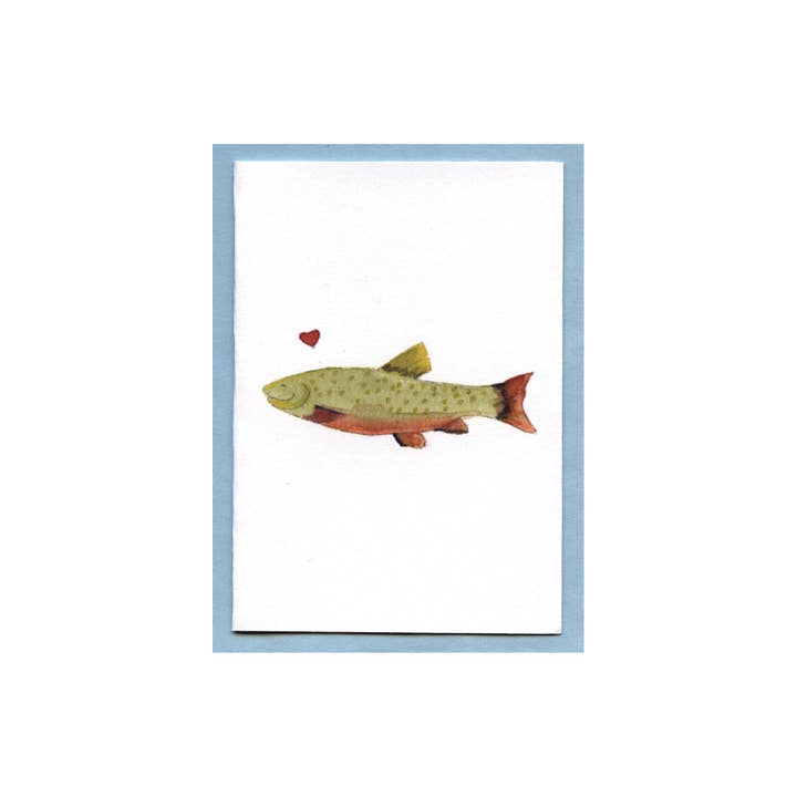 Brook Trout Love - Enclosure Card for wholesale by Zucchini Fish