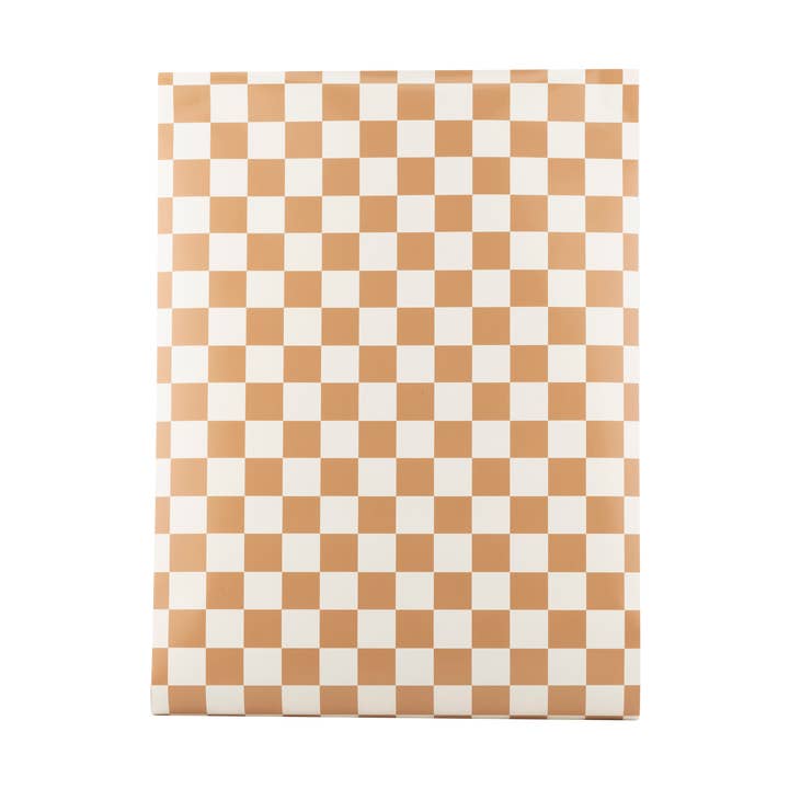 GBD1121 - Gingerbread Checked Table Runner for wholesale by My Mind’s Eye