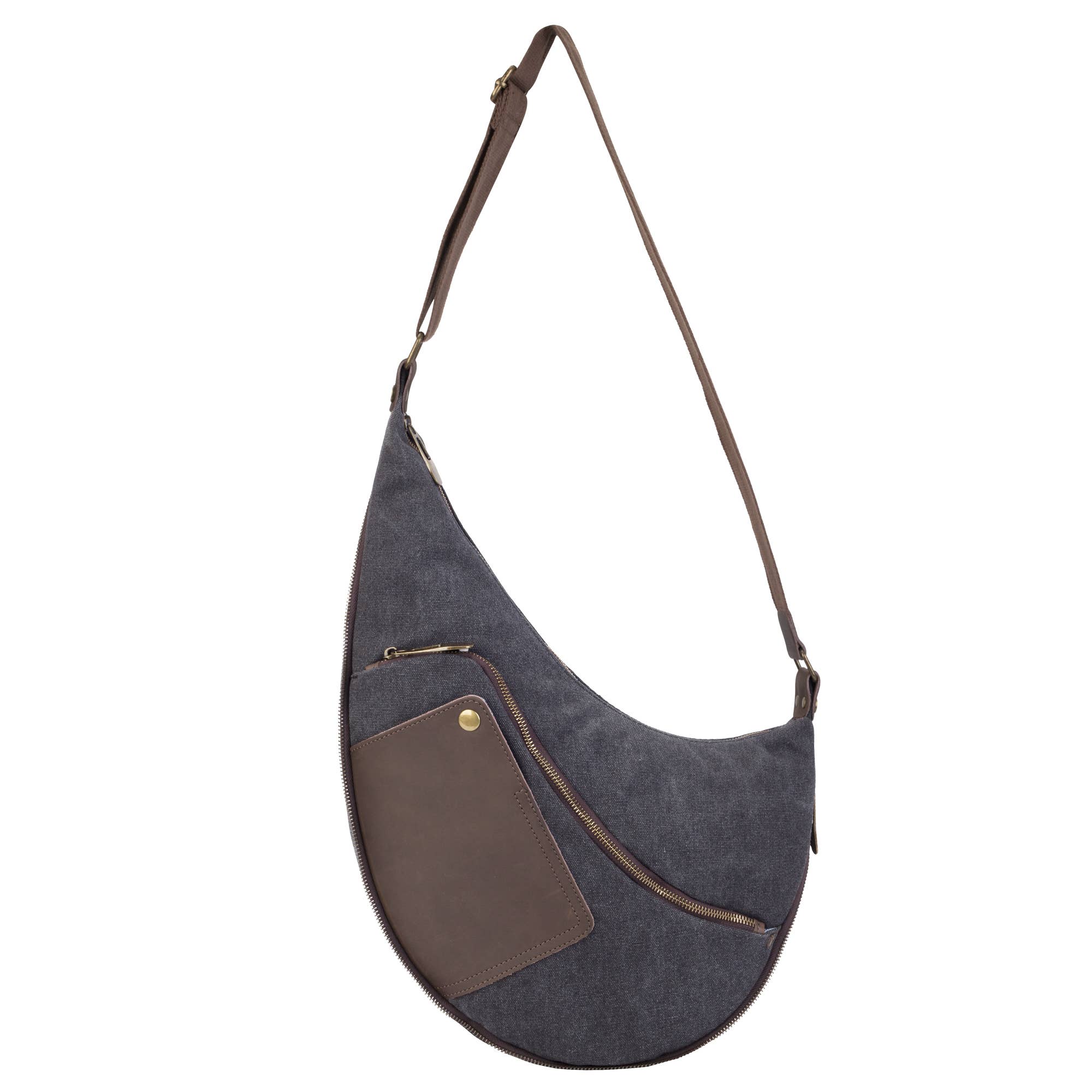 ZEDE PARIS - Vente Sac porté épaule – femme - ANVERS - Sac Bandoulière - Toile et cuir11