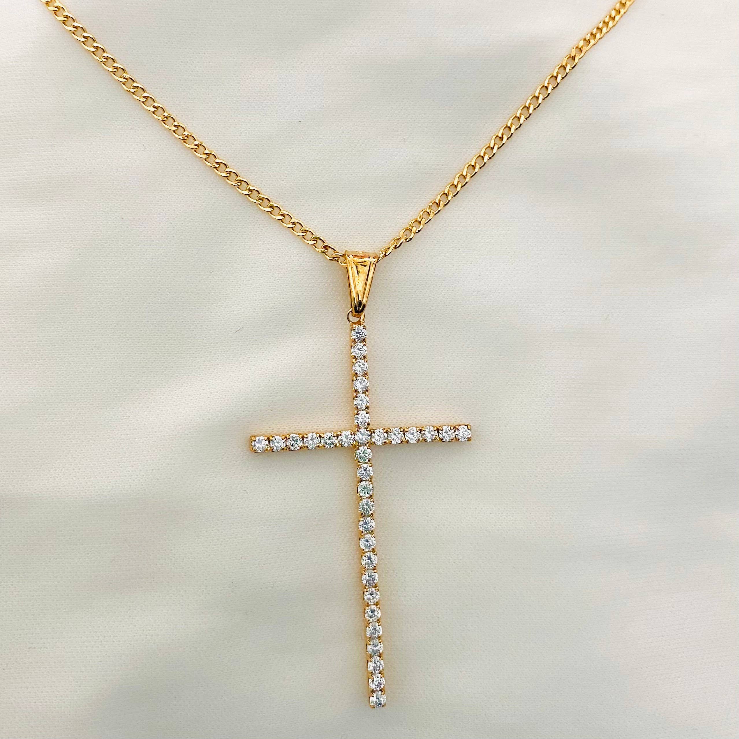 Housegoldjewelry - Wholesale Halskettinghanger - Kruisketting, kruishanger, gouden kruisketting,2