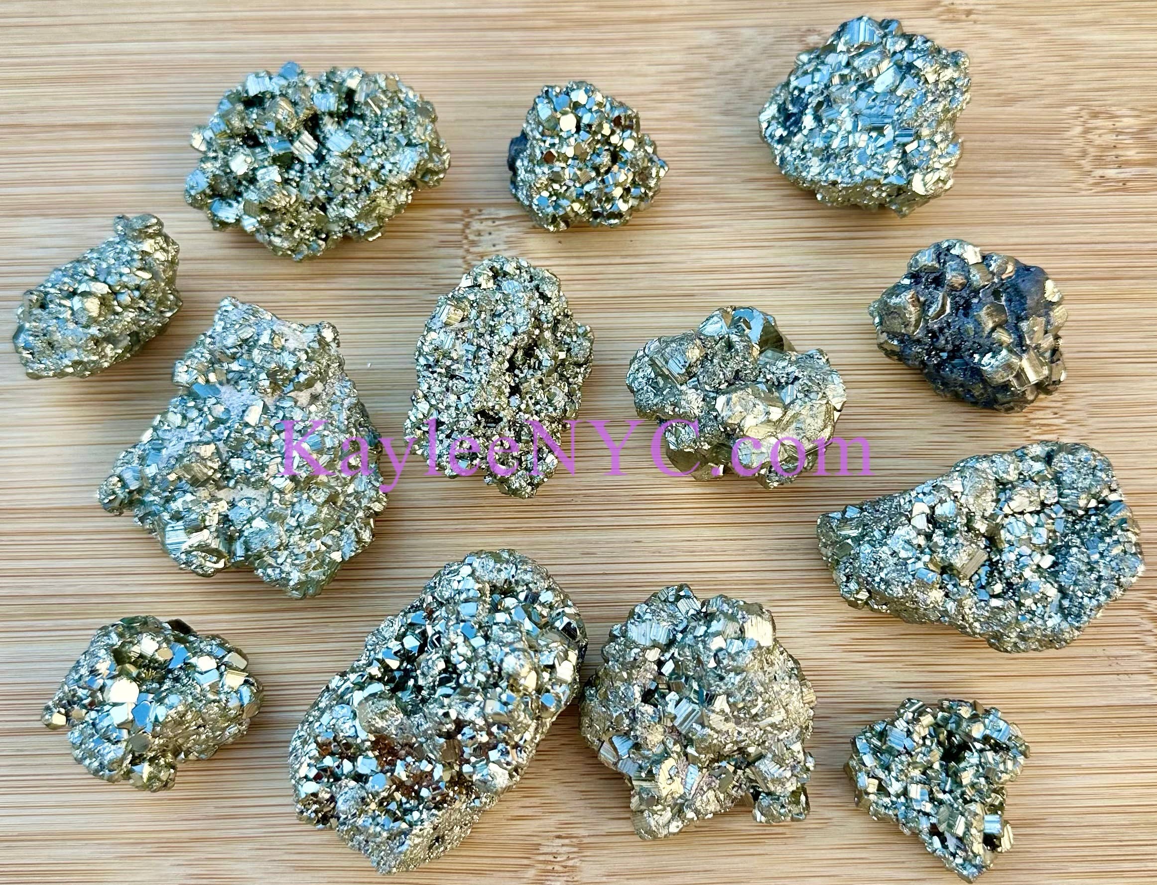 KayleeNYC - Wholesale Spiritual Stone/Crystal - 2 lbs Natural Pyrite Specimen Crystal1