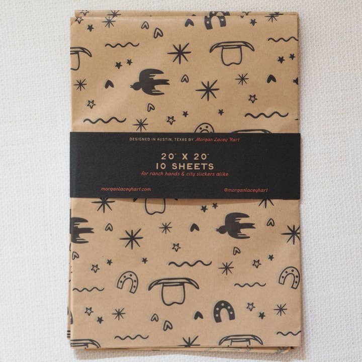 Morgan Lacey Hart - Wholesale Tissue Paper - Holiday Tissue Paper - Ranch Hand3