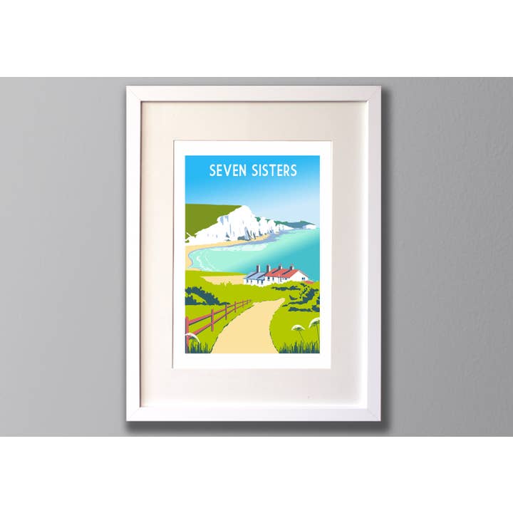 Seven Sisters Art Print for wholesale by Red Faces Prints