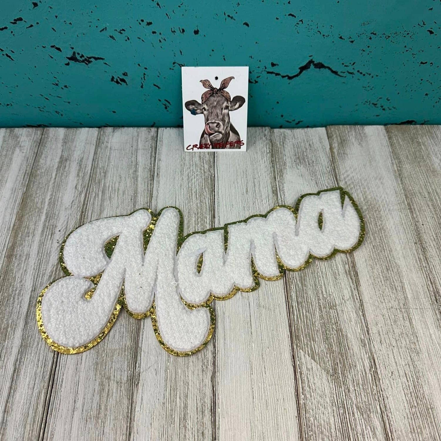Crazy Heifers Wholesale - Wholesale Patch - Chenille MAMA & WEEKEND Patch-Iron on-NEW COLORS2