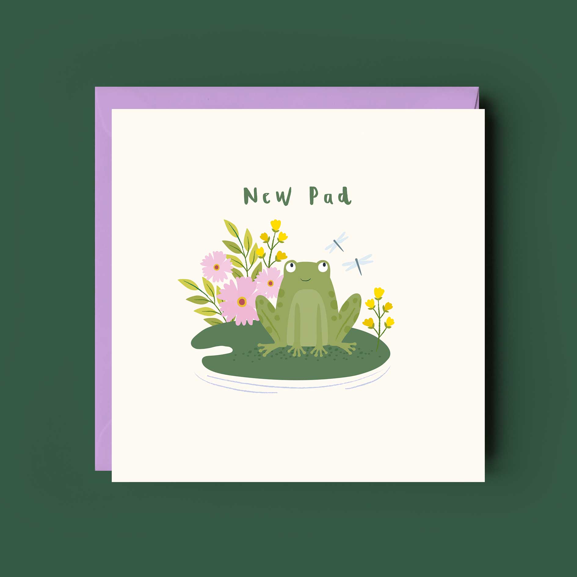 Klara Hawkins - Wholesale Congratulations Card - New Pad Frog New Home card