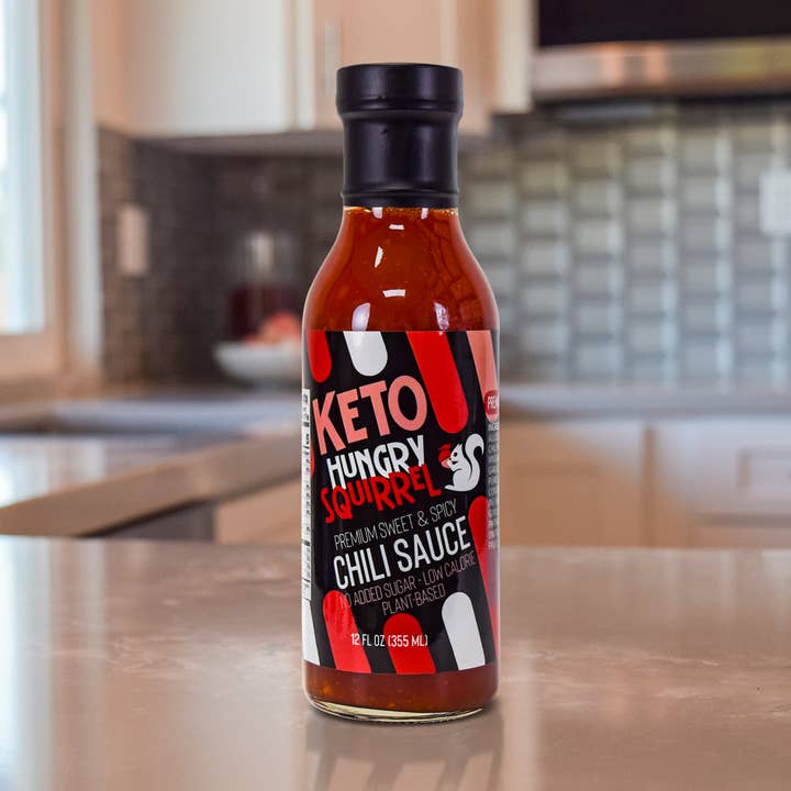 Hungry Squirrel - Wholesale Hot Sauce - Keto Sweet & Spicy Chili Sauce - 6 Pack