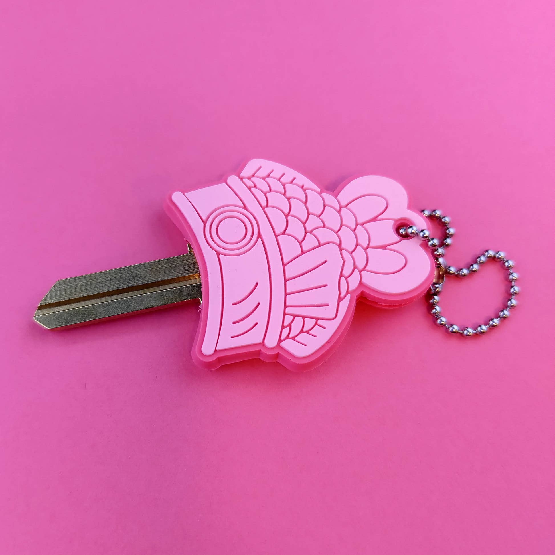 Opalescent Eel Illustration & Design - Wholesale Keychain - Unisex - Taiyakey Keycaps - Fish Shaped Key Covers9