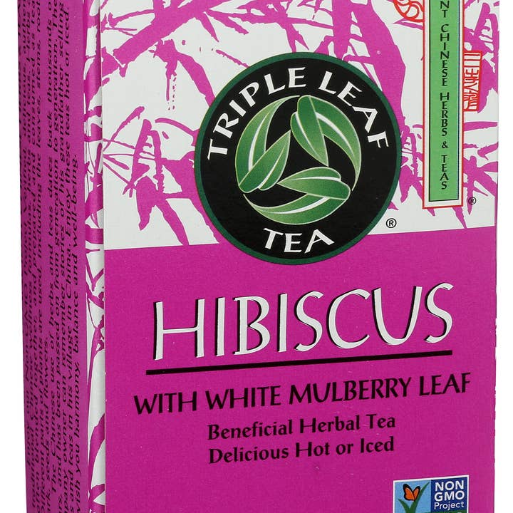 Triple Leaf Tea - Venta al por mayor Tés saludables/desintoxicantes - Té de hibisco con hoja de morera blanca