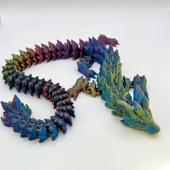 Davenport Lane - Wholesale Fidget Toy - Kids - Gemstone dragon, 3D print dragon, 3D print, fidget toy