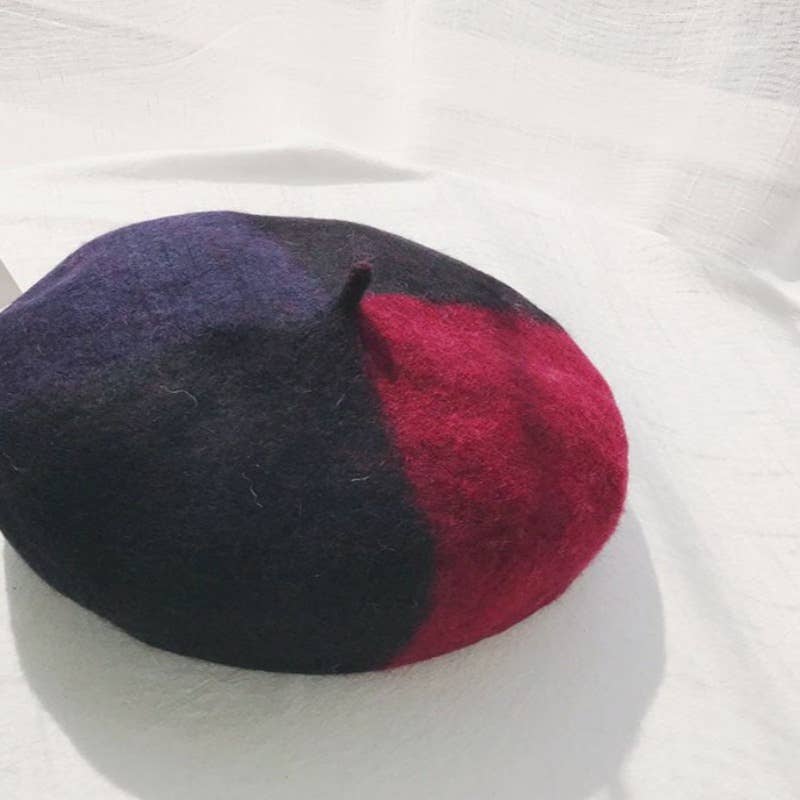 Style Rack – wholesale Beret – Women's – Multicolor French Autumn & Winter Wool Beret3