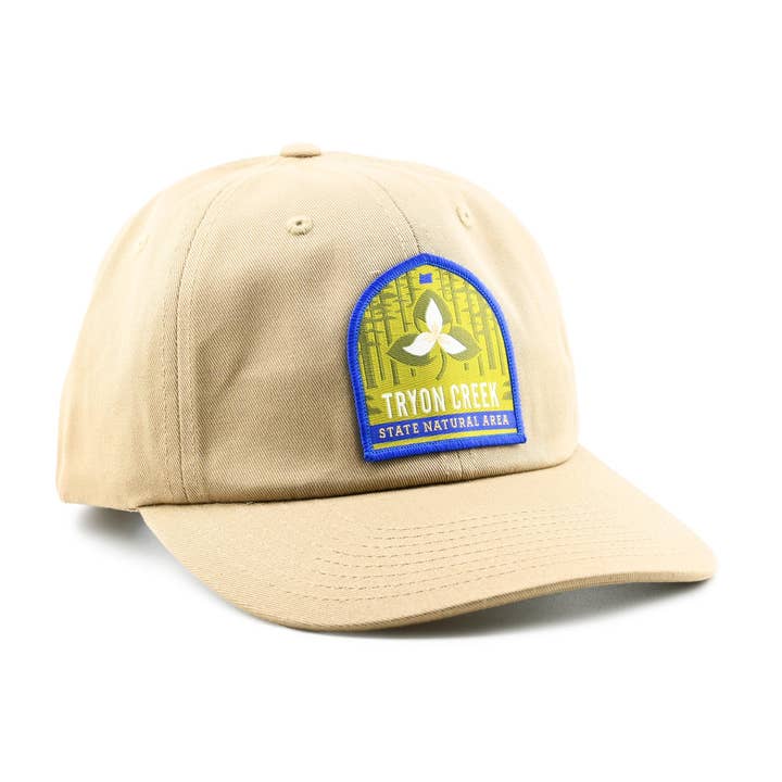 Tryon Creek Trillium Dad Hat for wholesale by Patchmarks