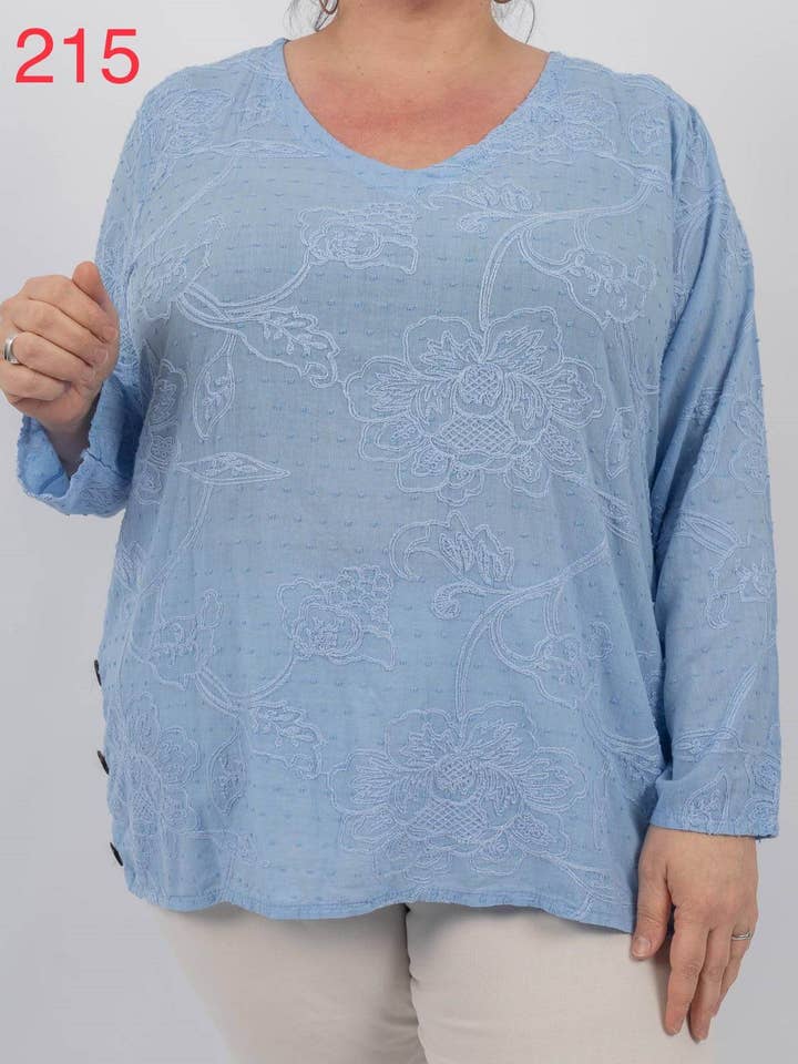 Plus size tunic (L-XL-XXL) for wholesale by Piment rouge 🌶️