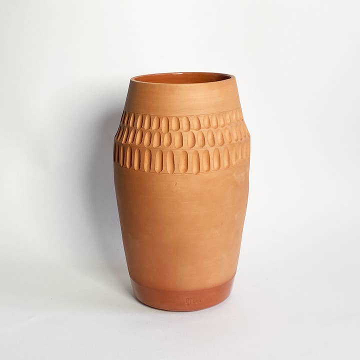 Greatceramics - Vendita all'ingrosso Vasi - Vaso nudo con fiore in terracotta Waimea | Fatto a mano | Ceramica