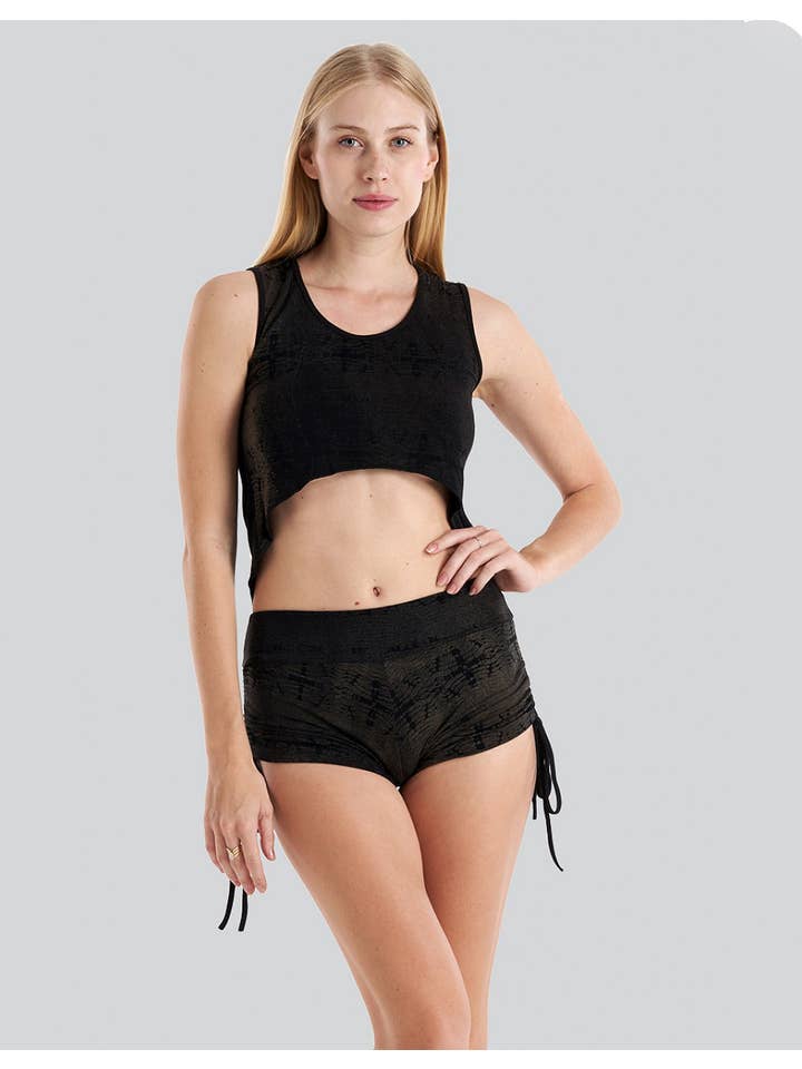 Kathmandu Imports - Wholesale Shorts - Women's - Tie-Dye Booty Shorts (TH-1480)