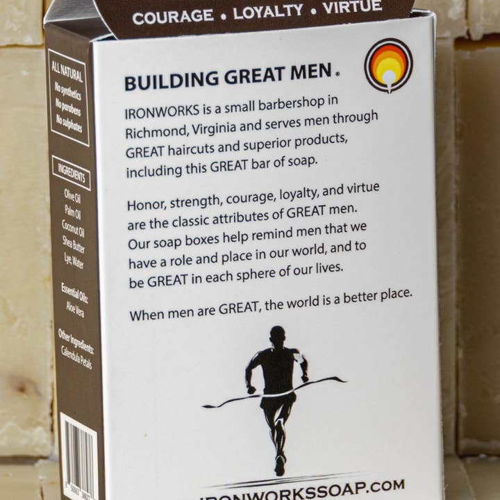 IRONWORKS Soap Company - Wholesale Bar Soap - Men's - Bar Soap Running Man6