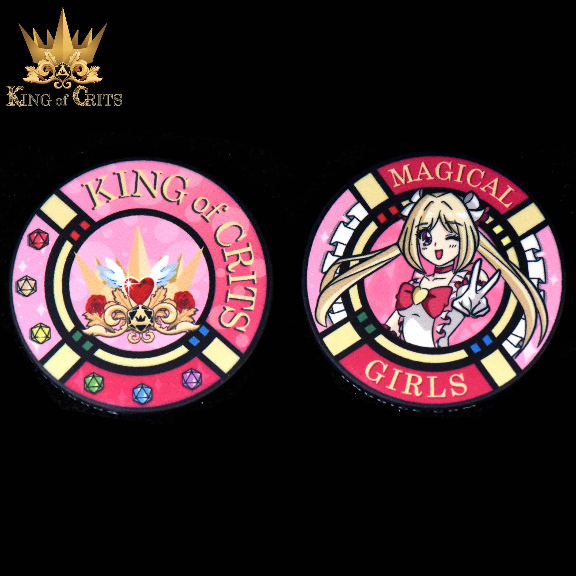 DNDDICE.COM - Vente Dé - Filles Magiques - Ensemble de 11 Dés4