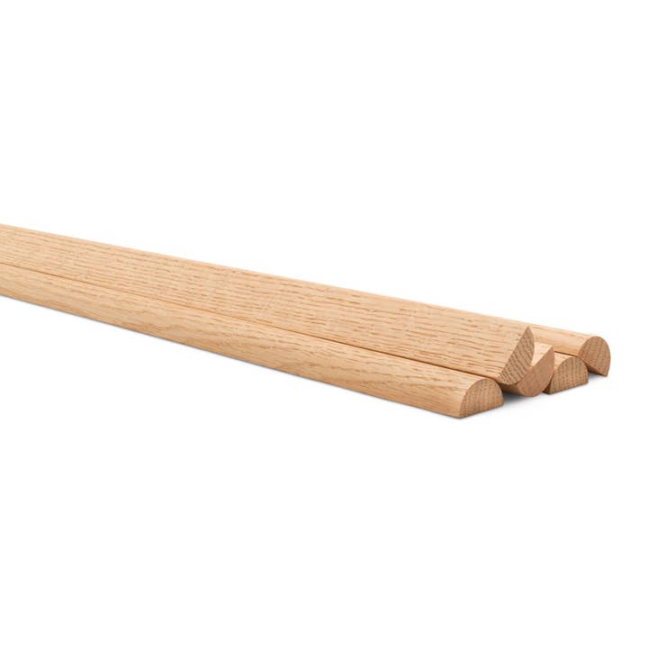 Woodpeckers Crafts - Wholesale Craft Supplies - 1" X 12" Split Oak Dowel