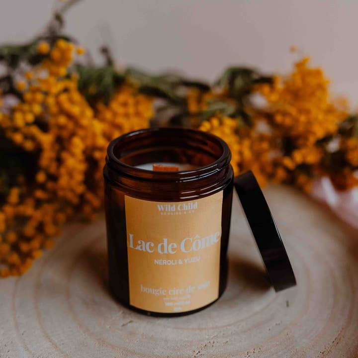 WILD CHILD Bougies & Co - Wholesale Jar/Filled Candle - "Lake Como" Vegetable Wax Candle - 25h - Neroli & Yuzu3