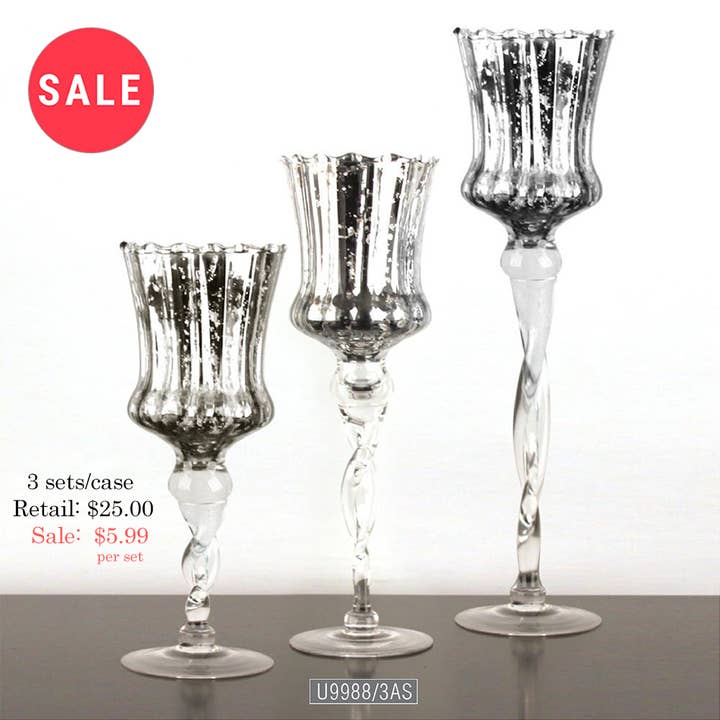 SALE | Regal Votive Candle Holder Set for wholesale by Galore Home