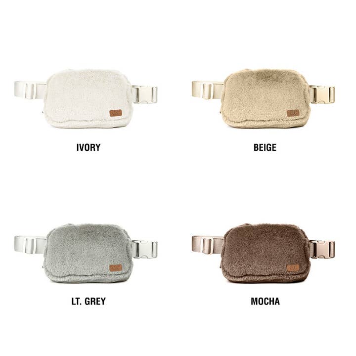 Truly Contagious - Wholesale Crossbody Bag - Women's - CC Faux Fur | Cross Body Bag | Sling Fanny Pack ( BGS0058 )
