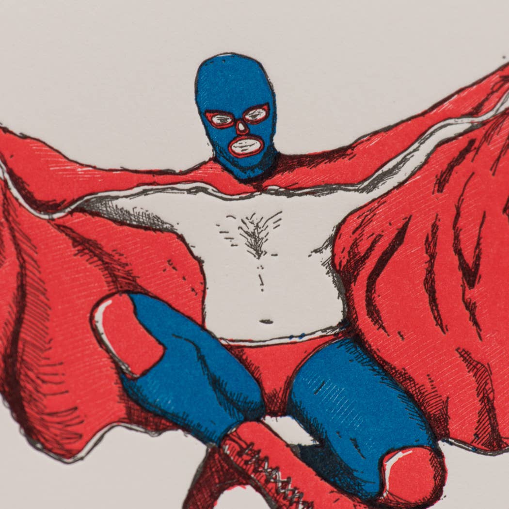 Porchlight Press Letterpress - Venta al por mayor Tarjetas del Día del Padre - Tarjeta de papá promedio de nacho5