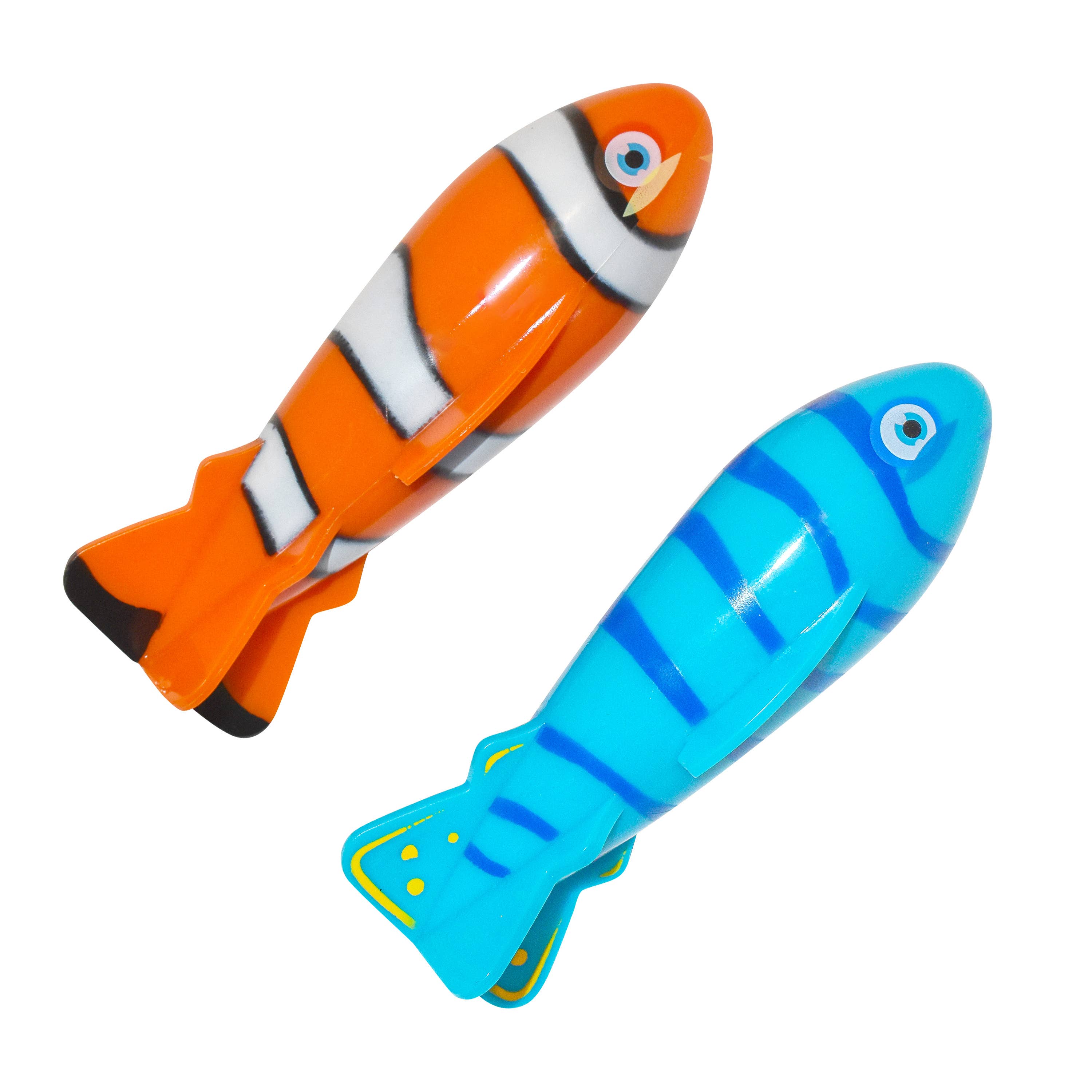 Salus Brands - Vendita all'ingrosso Giocattolo da spiaggia/piscina - Bambini e neonati - Giocattoli subacquei Torpedo Racers - Tropical Fish, confezione da 20