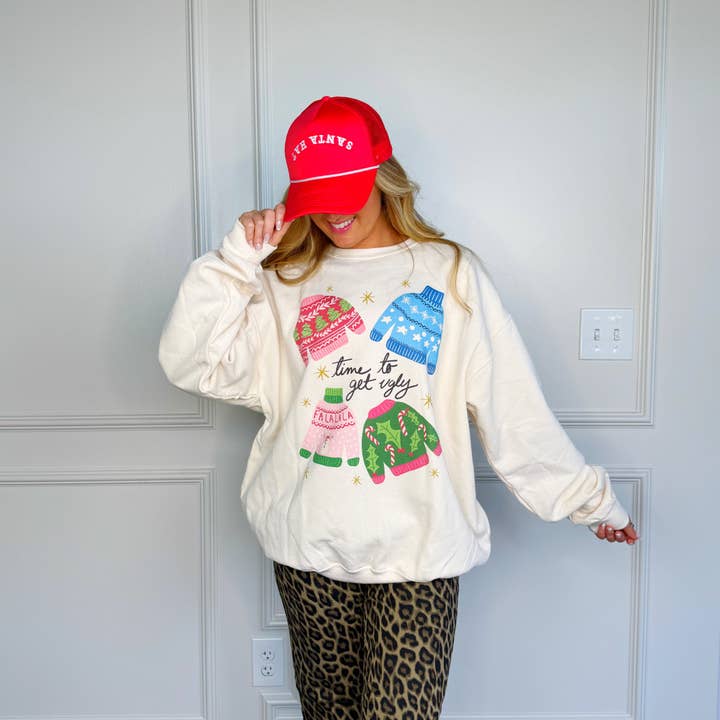 Felpa "È ora di diventare brutti" per la vendita all'ingrosso da parte di Poppy & Pine