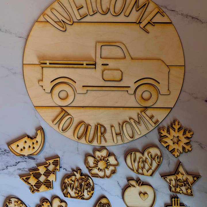 Crochet de porte de camion interchangeable à faire soi-même pour la vente par Sunshine Creations FLA