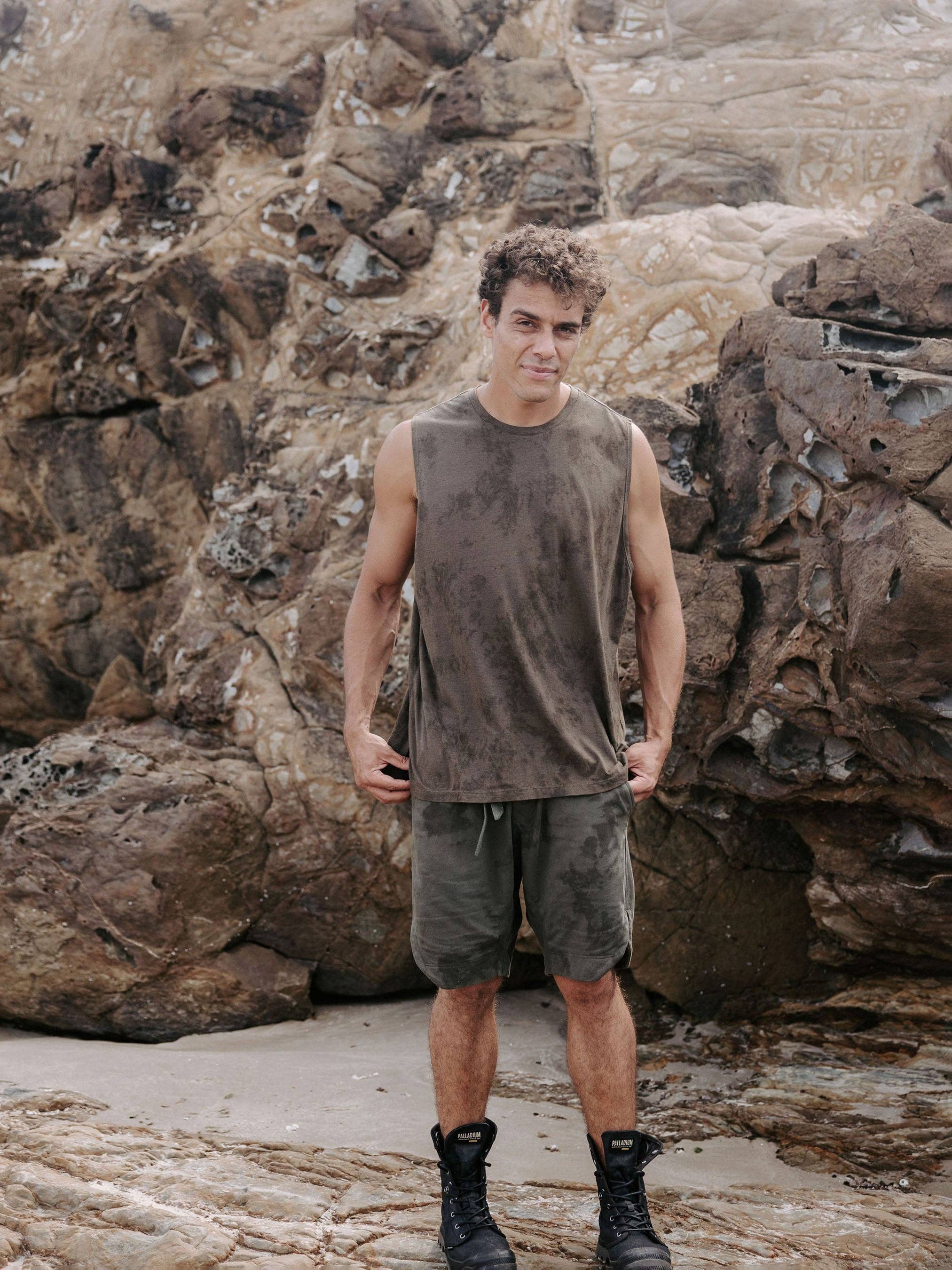 IDIS - Wholesale Korte broeken - Heren - Sidewinder - Green Wash3