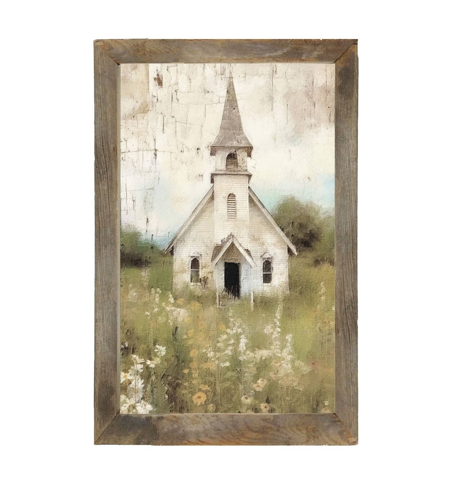 ginger blue - Wholesale Art Print - Old Country Church 4-Vertical1